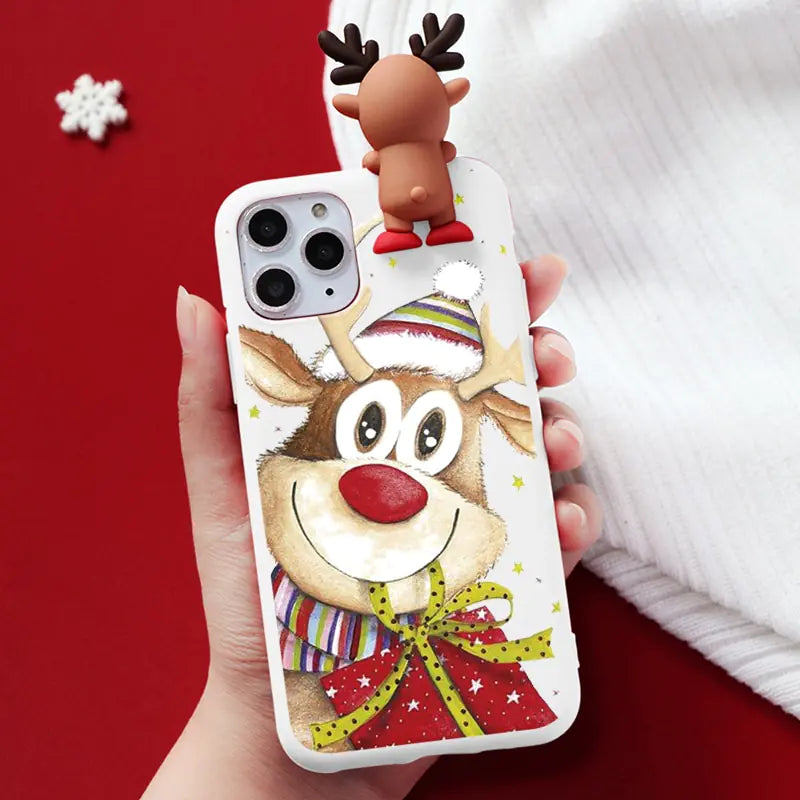 3D Merry Christmas Phone Case