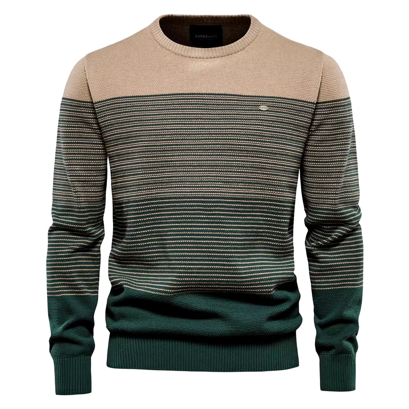 Spliced Cotton Sweater Men Casual O-Neck High Quality Pullover Knitted Sweaters Male New Winter Brand Mens Sweaters